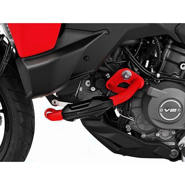 Wunderlich Multistrada V2 ステップ エンジンガード（レッド）with プロテクションパッド（レッド） ワンダーリッヒ_1