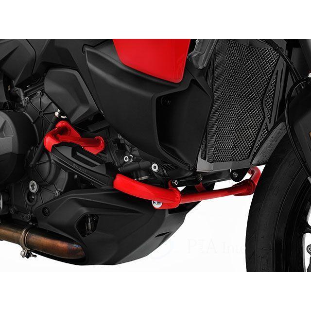 Wunderlich Multistrada V2 ステップ エンジンガード（レッド）with プロテクションパッド（レッド） ワンダーリッヒ_2