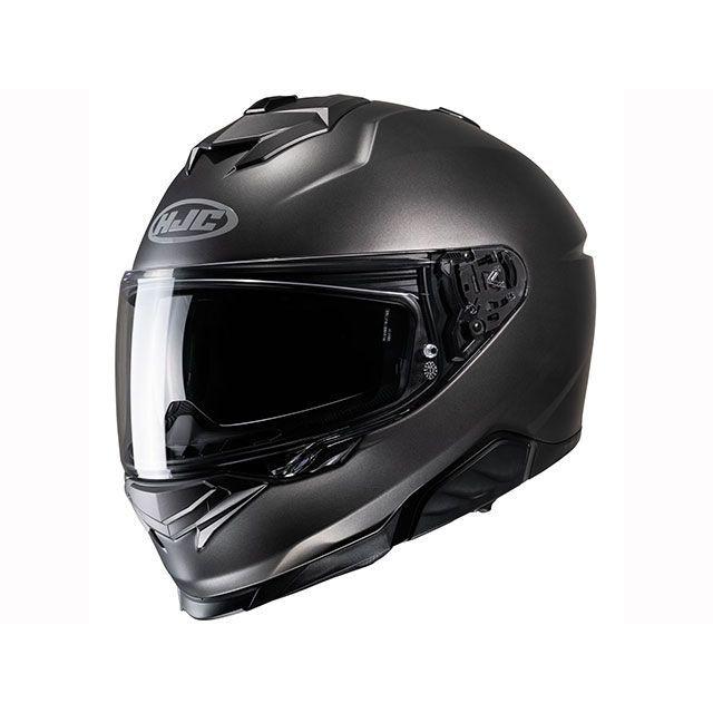 【美品】HJC フルフェイスヘルメット i71 セミフラットチタニウム HJC フルフェイスヘルメット i71 ソリッド（セミフラットチタニウム