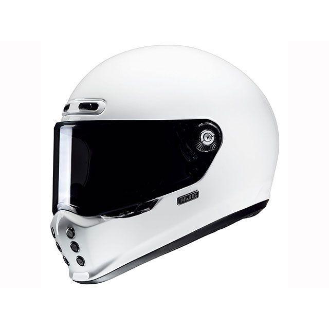 HJC V10 フルフェイスヘルメット ホワイト Lサイズ シールド未使用 HJC フルフェイスヘルメット V10 ソリッド（ホワイト） サイズ L