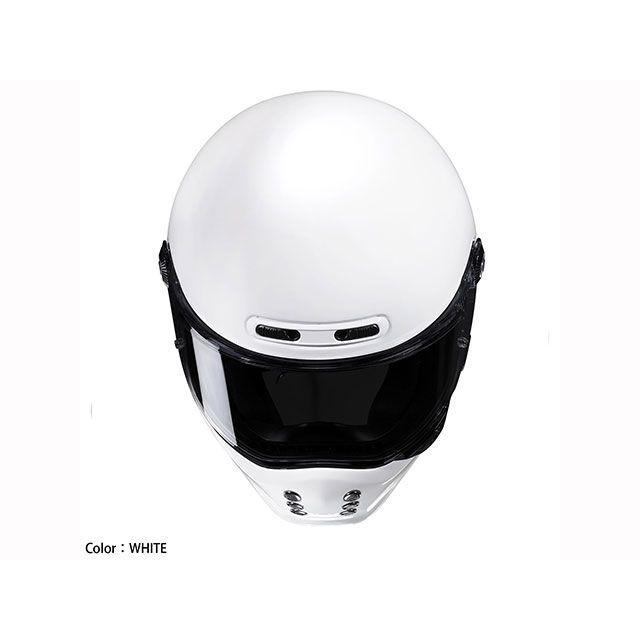 HJC フルフェイスヘルメット V10 ソリッド（ホワイト） サイズ L