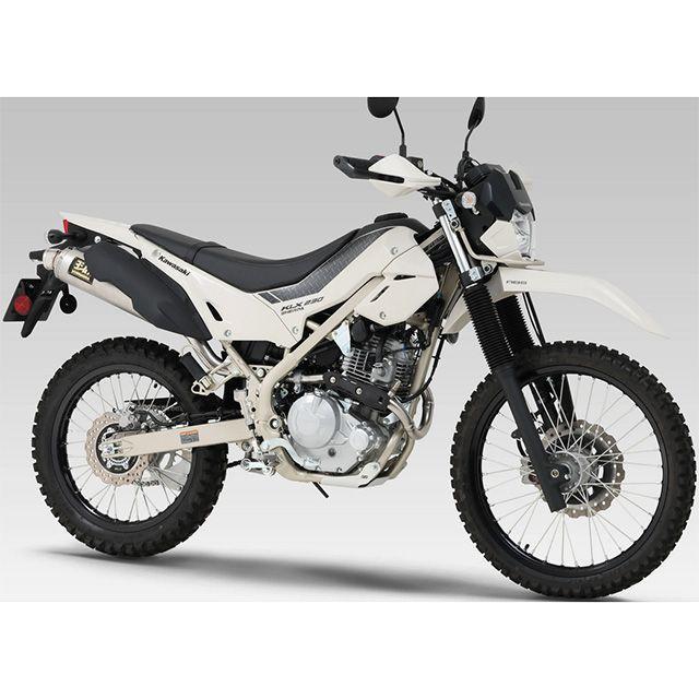 KLX230(S)・SHERPA・SMヨシムラ サイクロンフルエキ政府認証品 ヨシムラ（YOSHIMURA） マフラー本体 KLX230/S/SHERPA/SM 機械曲 GP
