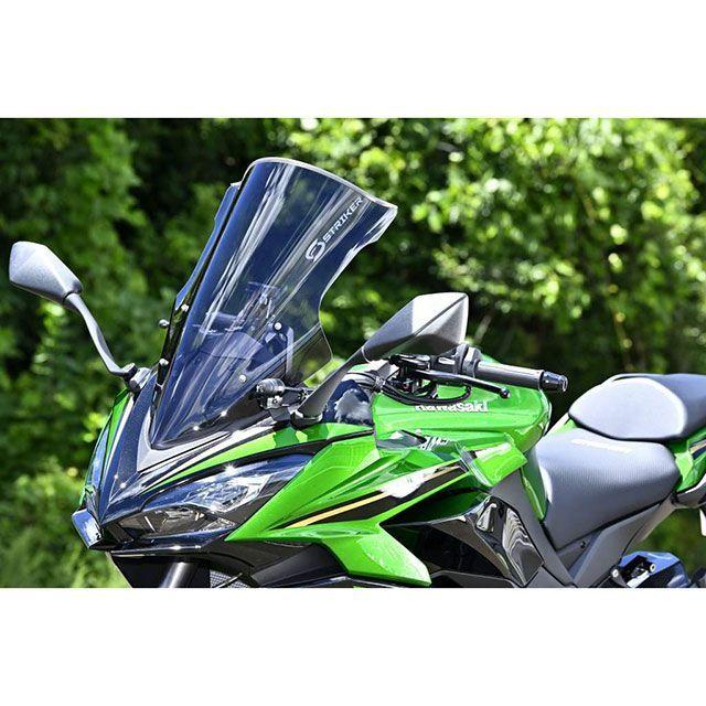 STRIKER Ninja1100SX/SE スクリーン関連パーツ エアロスクリーン（スモーク） ストライカー_2
