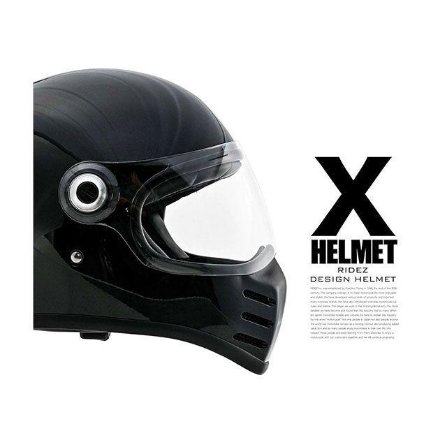 RIDEZ フルフェイスヘルメット X HELMET バイク用フルフェイス