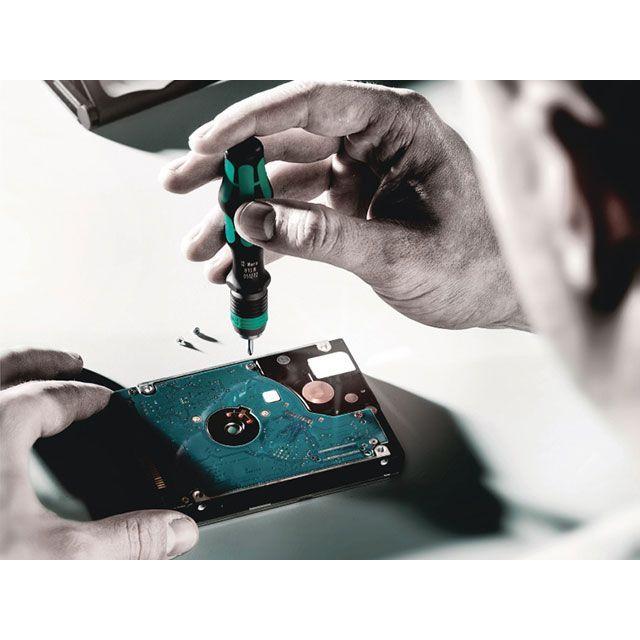 WERA ハンドツール 056653 10点組 差込6.35mm ドライバービットセット ハンドル付き ヴェラ
