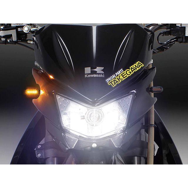 SP TAKEGAWA ウインカー関連パーツ ストリームラインミニLEDウインカーキット（スモーク） SP武川の画像