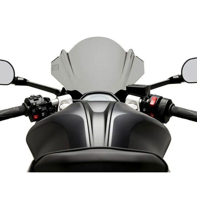 Puig DAYTONA 660 スクリーン関連パーツ レーシングスクリーン Z-RACING（スモーク） プーチ_3