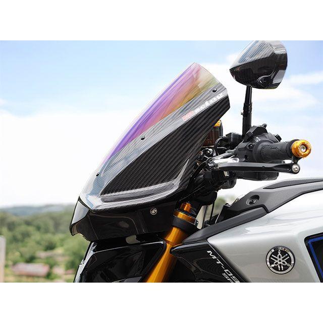 Magical Racing MT09/SP スクリーン関連パーツ バイザースクリーン 材質 平織カーボン・スーパーコート（一部FRP/黒） マジカ…の画像