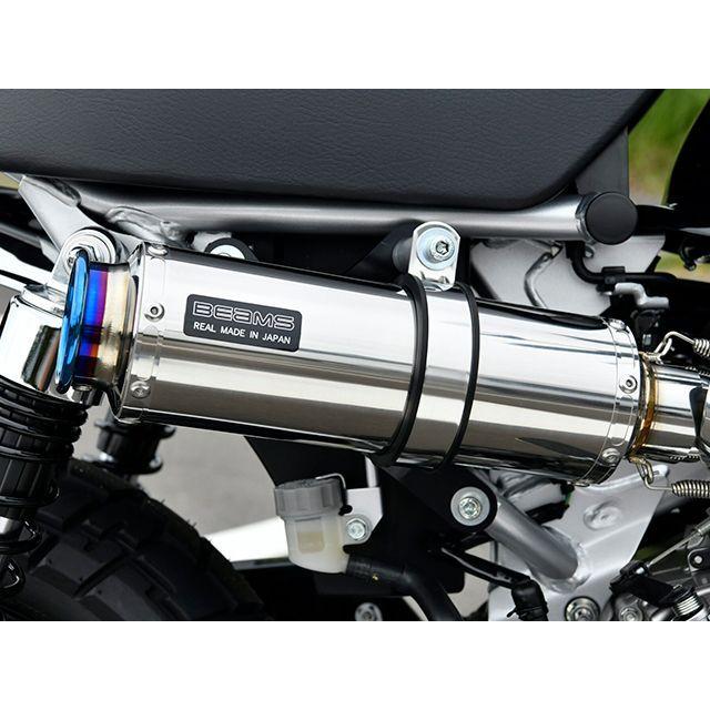BEAMS モンキー125 マフラー本体 R-EVO TYPE C ステンレス フルエキゾースト 政府認証 ビームスの画像