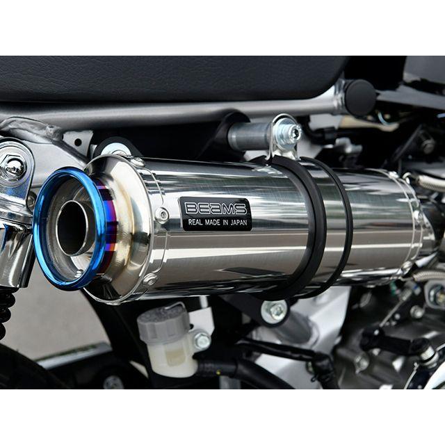 BEAMS モンキー125 マフラー本体 R-EVO TYPE C ステンレス フルエキゾースト 政府認証 ビームスの画像
