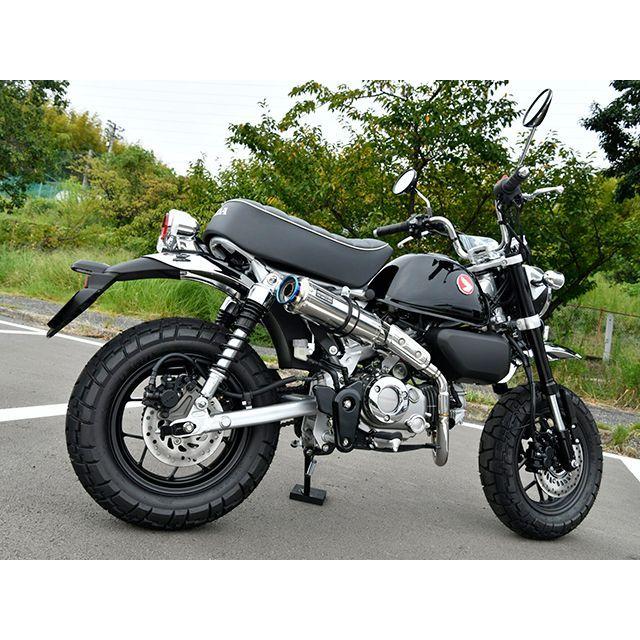 BEAMS モンキー125 マフラー本体 R-EVO TYPE C ステンレス フルエキゾースト 政府認証 ビームスの画像