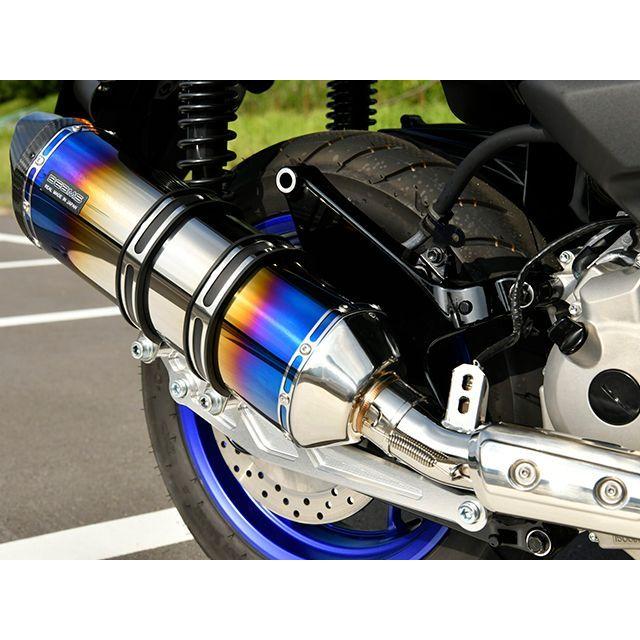BEAMS X-MAX250 マフラー本体 GT-CORSA ヒートチタン フルエキゾースト 政府認証 ビームス_2