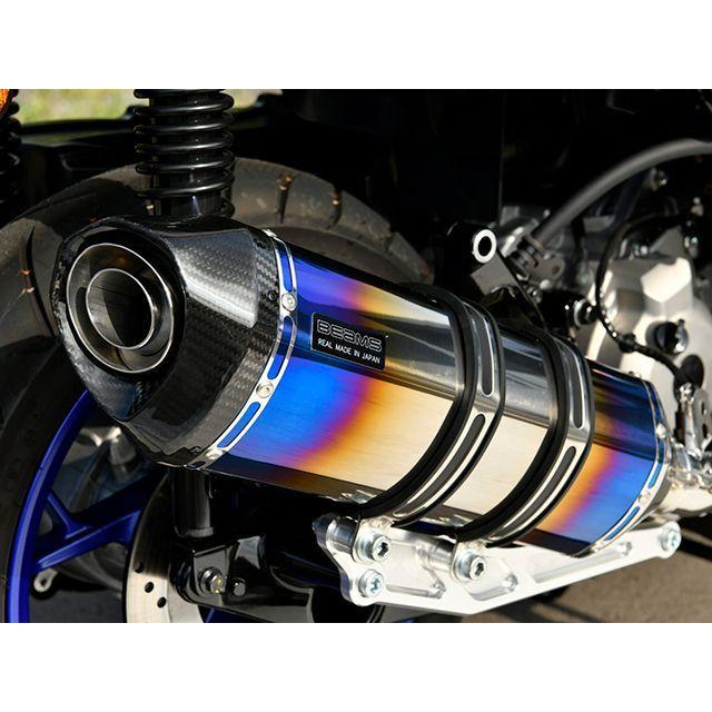 BEAMS X-MAX250 マフラー本体 GT-CORSA ヒートチタン フルエキゾースト 政府認証 ビームス_5