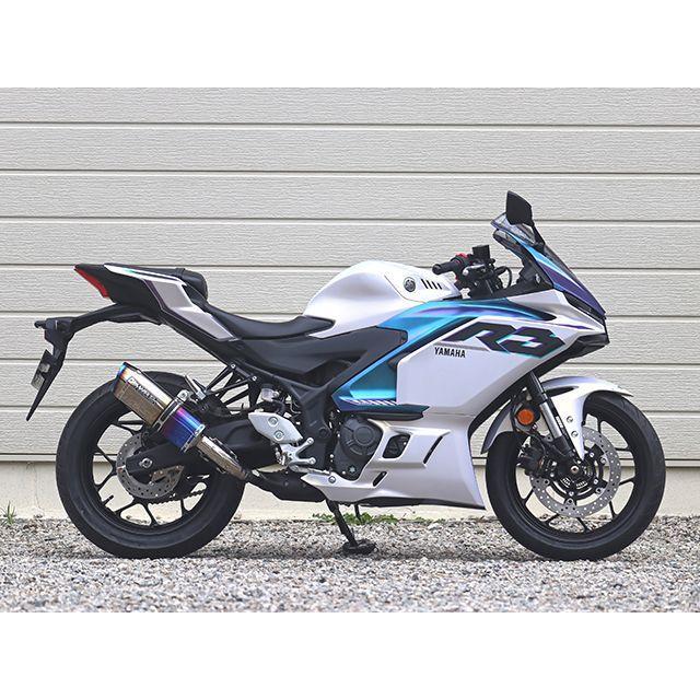 訳有 ヤマハ R3 2022 SLIP ON MK2T スリップオン マフラー WR'S（ダブルアールズ） WR'S YZF-R3/MT-03 マフラー本体 JMCA