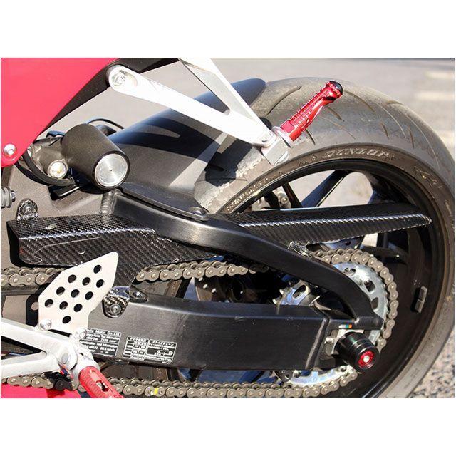 SPEEDRA CBR600RR チェーン関連パーツ チェーンガード ドライカーボン 仕様 フォージドカーボン艶あり SPEEDRAの画像