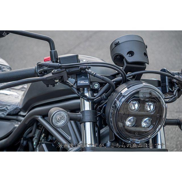 OVER RACING Rebel250 E-Clutch ハンドル関連パーツ スポーツライディングハンドルキット（シルバー） オーバーレーシング_1