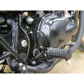 K\u0026H W800 ステップ ヒールサポート 黒 適合車種 W800 ケイ＆エイチの画像
