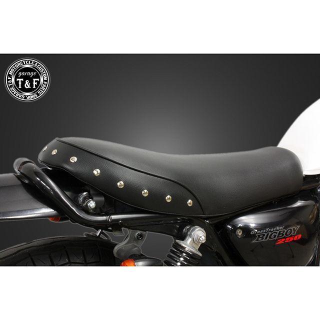 T&F グラストラッカー グラストラッカービックボーイ シート関連パーツ グラストラッカー250 キャブモデル専用 スタッド付きショートフラットシー…_2