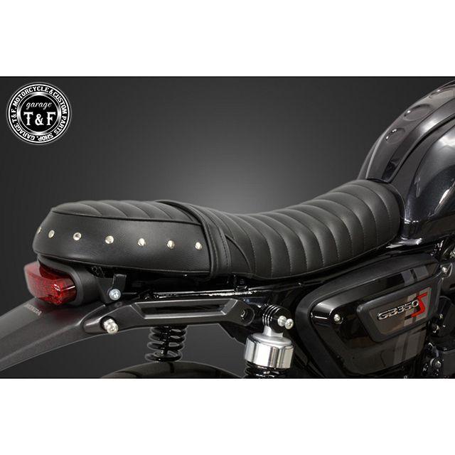 HONDA GB350 カスタムシート t&f タックロール スタッズ Garage T＆F