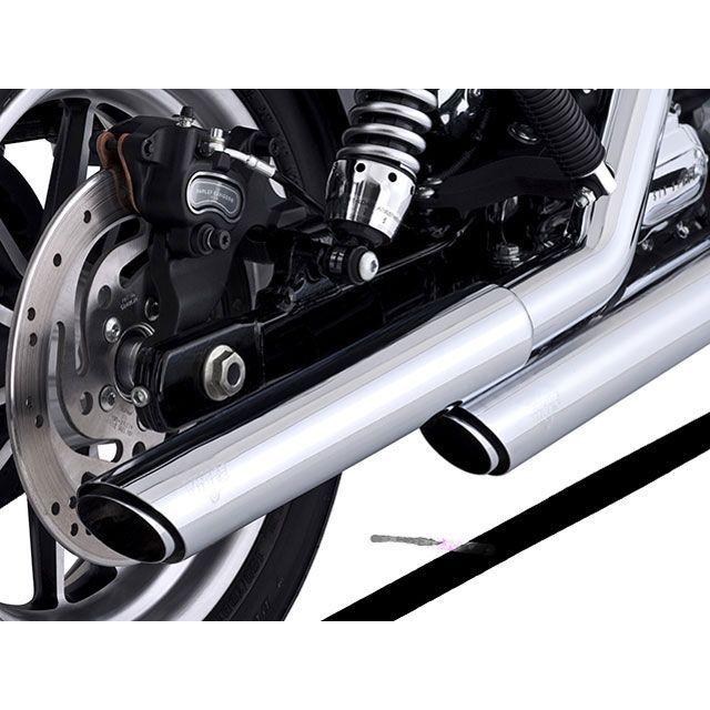 VANCE\u0026HINES ダイナファミリー マフラー本体 TwinSlash PCX 3インチ スリップオン クローム マフラー バンス_3