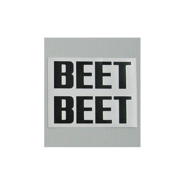 確認専用ページ BEET（ビート） ステッカー ステッカー SMALL カラー 黒 ビート