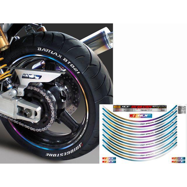 メーカー直送】MDF 汎用 ハブ・スポーク・シャフト チタニウムリム