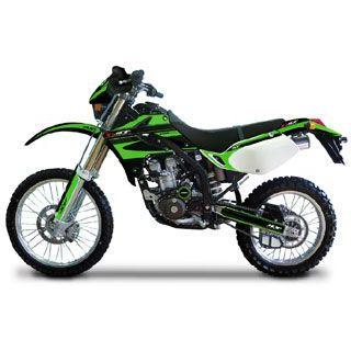 【メーカー直送】MDF KLX250 ドレスアップ・カバー KLX250（05-07） グラフィックキット アタッカーモデル グリーンタイプ タイプ…_1