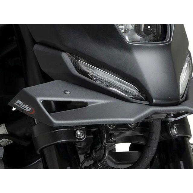 Puig MT-07 Y-AMT MT-07 カウル・エアロ フロントダウンフォースネイキッドスポイラー（マットブラック） プーチ_4