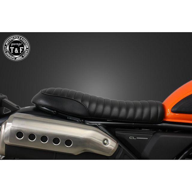 T&F CL250 シート関連パーツ CL250 フラットシート/タックロール（ブラック） ガレージT&F_1