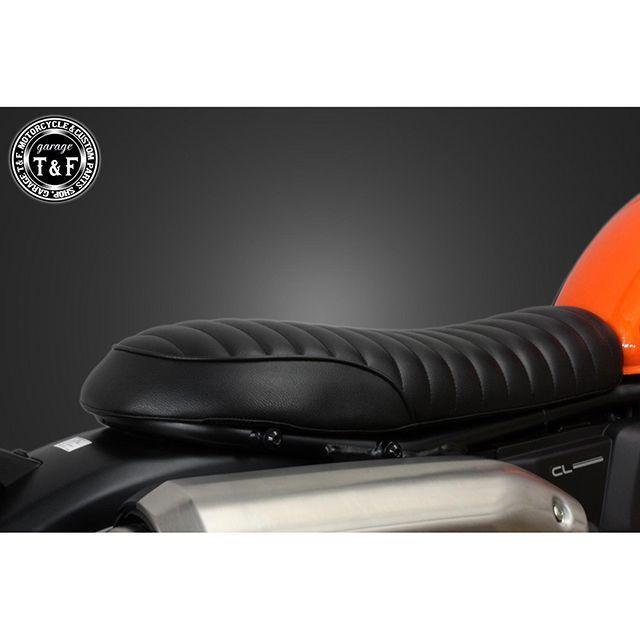 T&F CL250 シート関連パーツ CL250 フラットシート/タックロール（ブラック） ガレージT&F_2