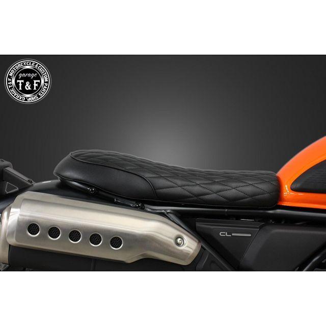 T&F CL250 シート関連パーツ CL250 フラットシート/ダイヤ（ブラック） ガレージT&F_1
