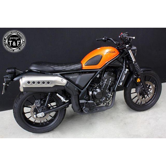 T&F CL250 シート関連パーツ CL250 フラットシート/ダイヤ（ブラック） ガレージT&F_5