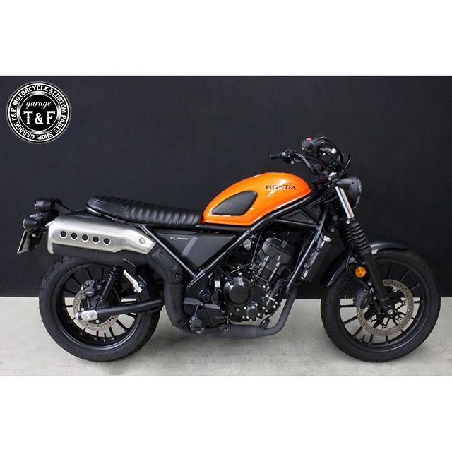 T&F CL250 シート関連パーツ CL250 ショートフラットシート/タックロール（ブラック） ガレージT&F_4
