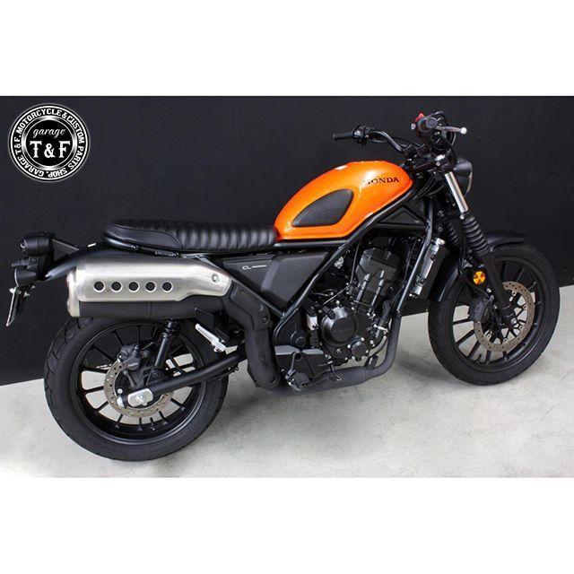 T&F CL250 シート関連パーツ CL250 ショートフラットシート/タックロール（ブラック） ガレージT&F_5