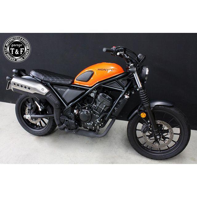 T&F CL250 シート関連パーツ CL250 ショートフラットシート/ダイヤ（ブラック） ガレージT&F_3