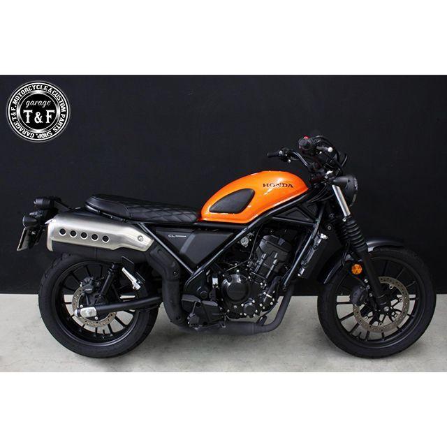 T&F CL250 シート関連パーツ CL250 ショートフラットシート/ダイヤ（ブラック） ガレージT&F_4