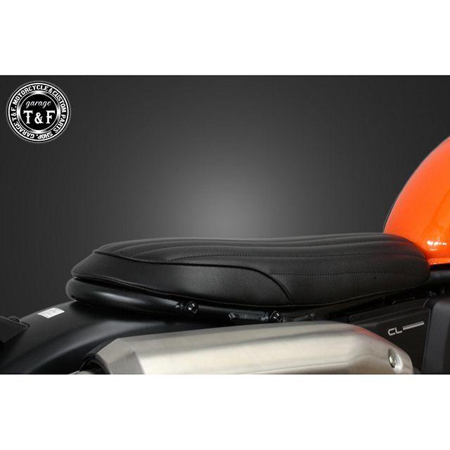 T&F CL250 シート関連パーツ CL250 ショートフラットシート/バーチカル（ブラック） ガレージT&F_2