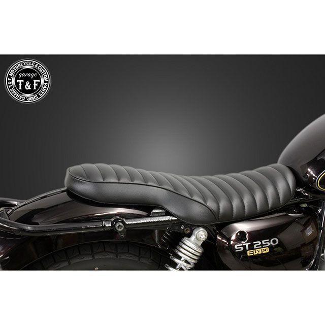 T&F ST250E ST250 シート関連パーツ ST250E ショートフラットシート（タックロール） ガレージT&F_2