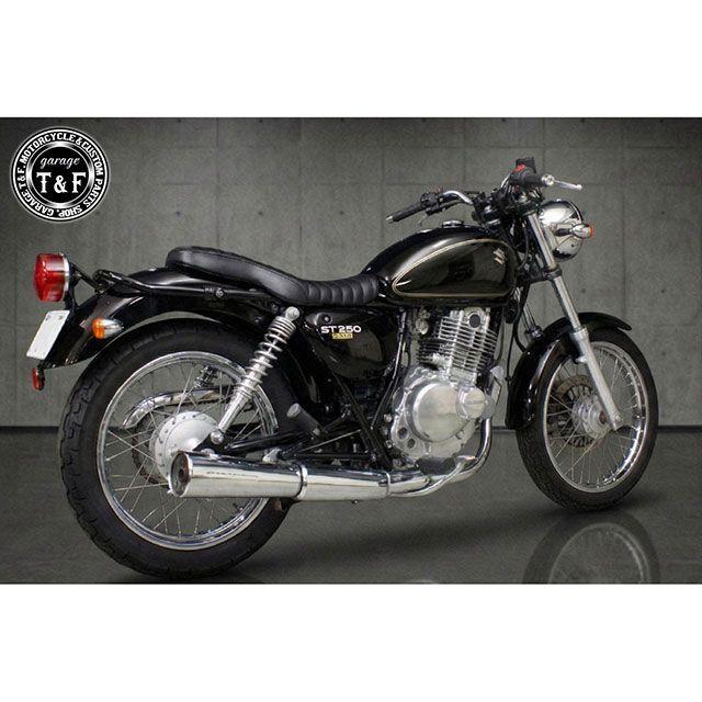 T&F ST250E ST250 シート関連パーツ ST250E ショートフラットシート（タックロール） ガレージT&F_5
