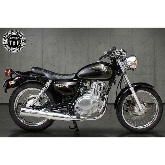 T&F ST250E ST250 シート関連パーツ ST250E ショートフラットシート（ダイヤ） ガレージT&F_4