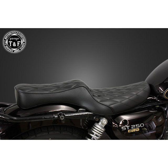 T&F ST250E ST250 シート関連パーツ ST250E ダブルシート（ダイヤ） ガレージT&F_2