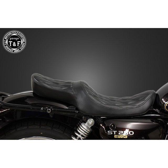 T&F ST250E ST250 シート関連パーツ ST250E ツーリングシート（ダイヤ） ガレージT&F_1