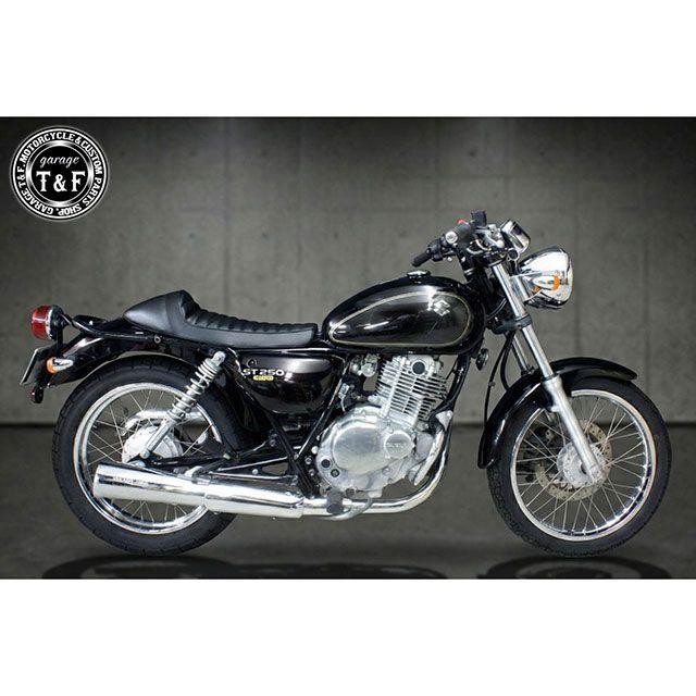 T&F ST250E ST250 シート関連パーツ ST250E カフェシート（タックロール） ガレージT&F_4