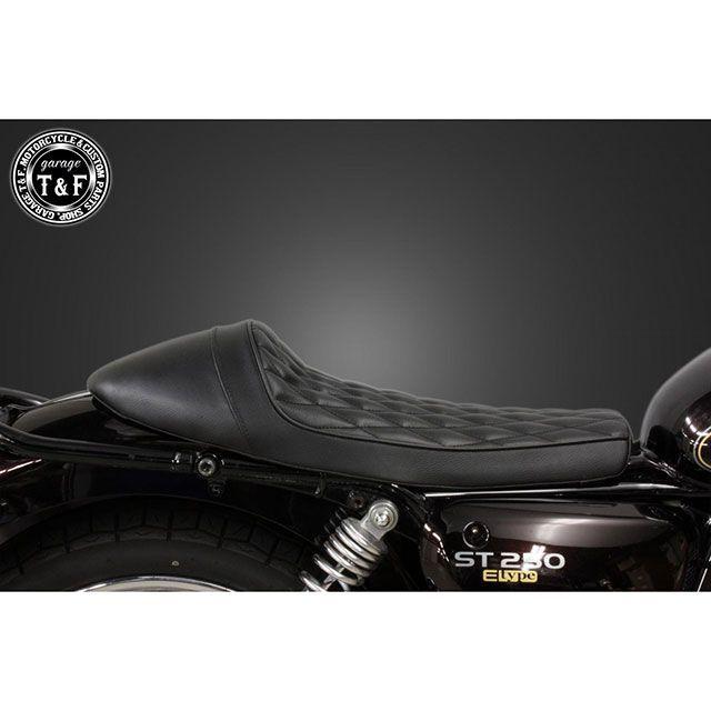 T&F ST250E ST250 シート関連パーツ ST250E カフェシート（ダイヤ） ガレージT&F_1