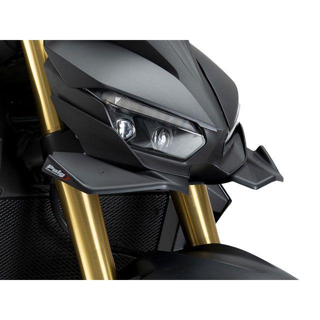 Puig CB1000 HORNET CB1000 HORNET SP カウル・エアロ フロントダウンフォースネイキッドスポイラー（マットブラック）…_1