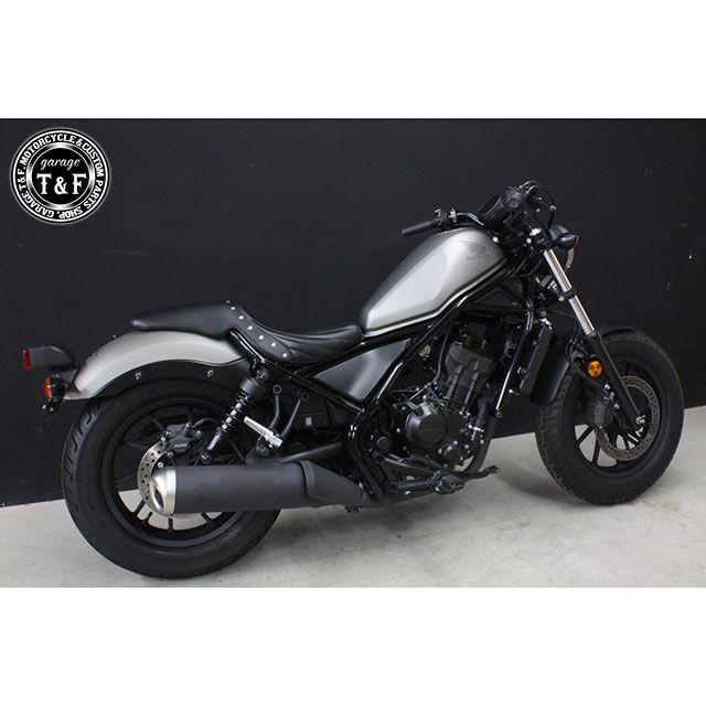 レブル250 T&Fスタッド付きガンファイターシート Garage T＆F T&F レブル250 シート関連パーツ レブル250 スタッド付き