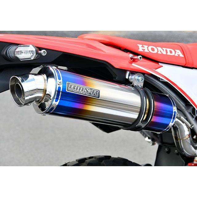 BMS-R CORSO-EVO I マフラー 2本セット BMS-R BMS RACING FACTORY CRF250L マフラー本体 R-EVO ヒートチタン