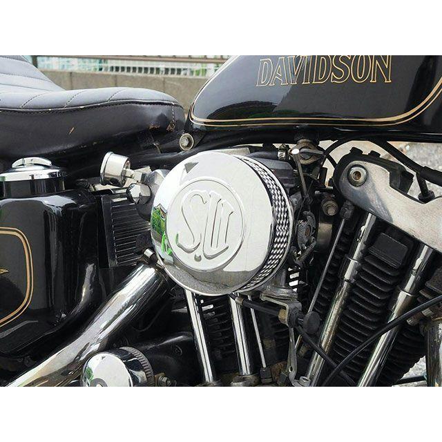 American Prime Mfg XLモデル キャブレター関連パーツ CV/EFI用SUエアクリーナーキット 91-21yXL（クローム） アメ…_5