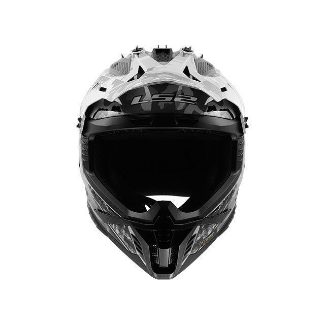 LS2 HELMETS オフロードヘルメット FAST II（トーナルグレーブラック