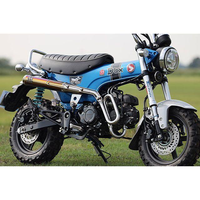 SP TADAO Dax125 マフラー本体 PURESPORTチタンブルー SP忠男_5
